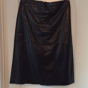 Vintage GAP Leather Skirt